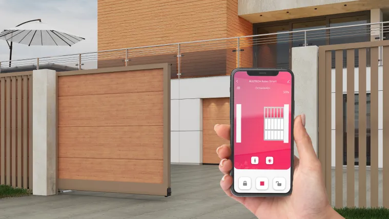 Умный привод для откатных ворот ALUTECH Roteo RTO-1000MKIT-Sm + модуль Wi-fi