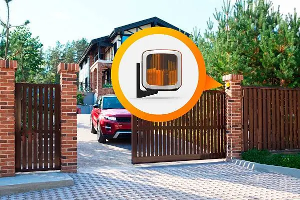 Сигнальная лампа с установкой в подарок при покупке въездных ворот